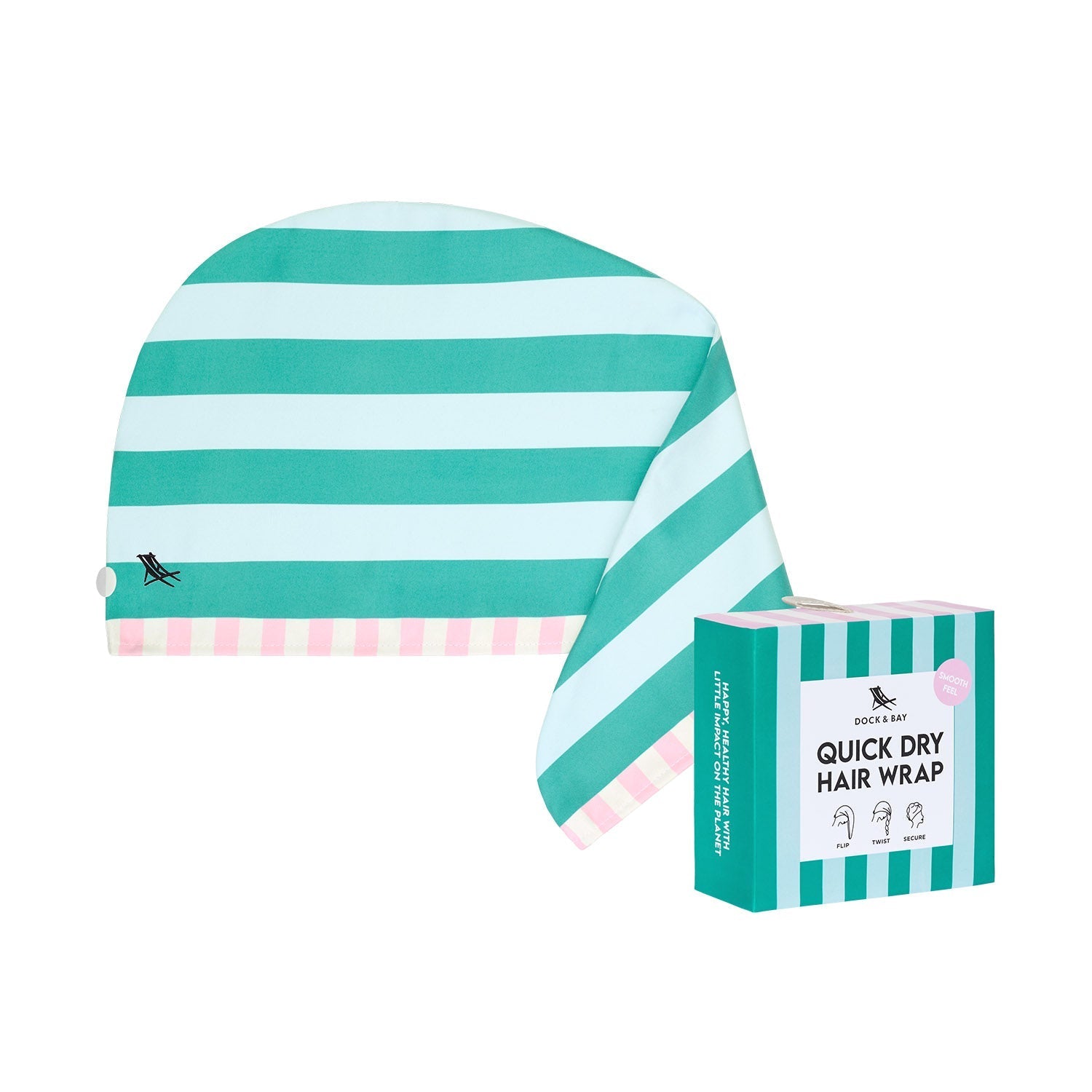 Turban de bain – Pier pastel