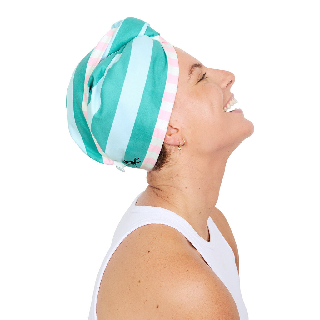 Turban de bain – Pier pastel