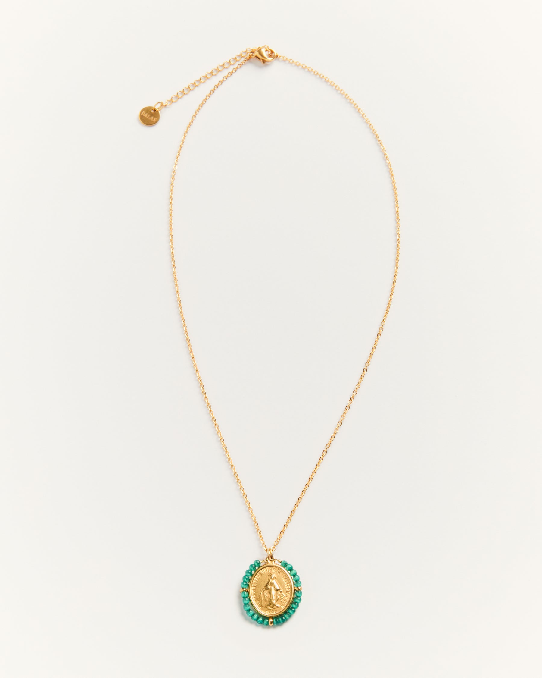 Collier Medaille Santa Maria Precious - Green