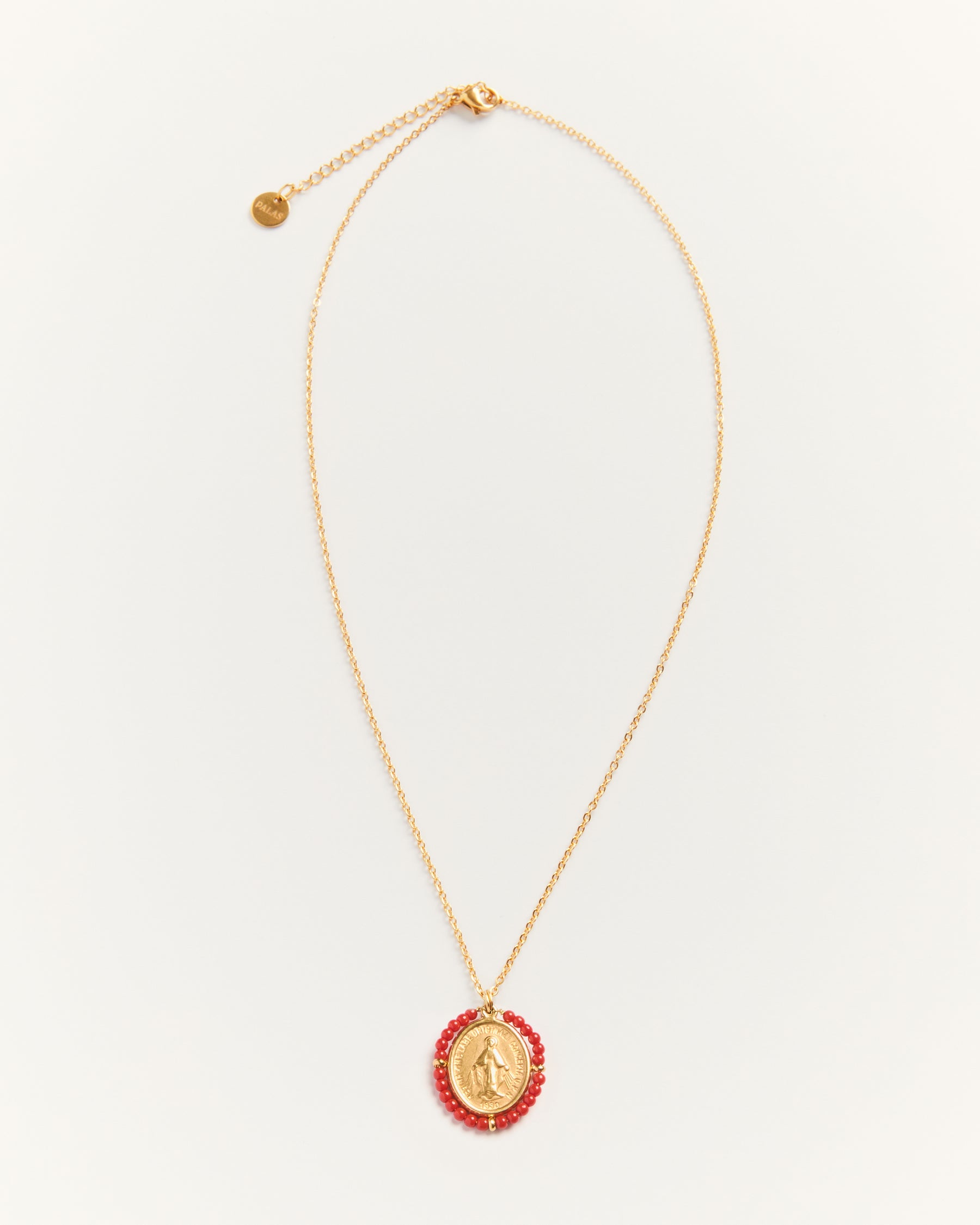 Collier Medaille Santa Maria Precious - Spicy Red