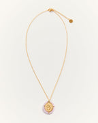 Collier Medaille Santa Maria - Lilas