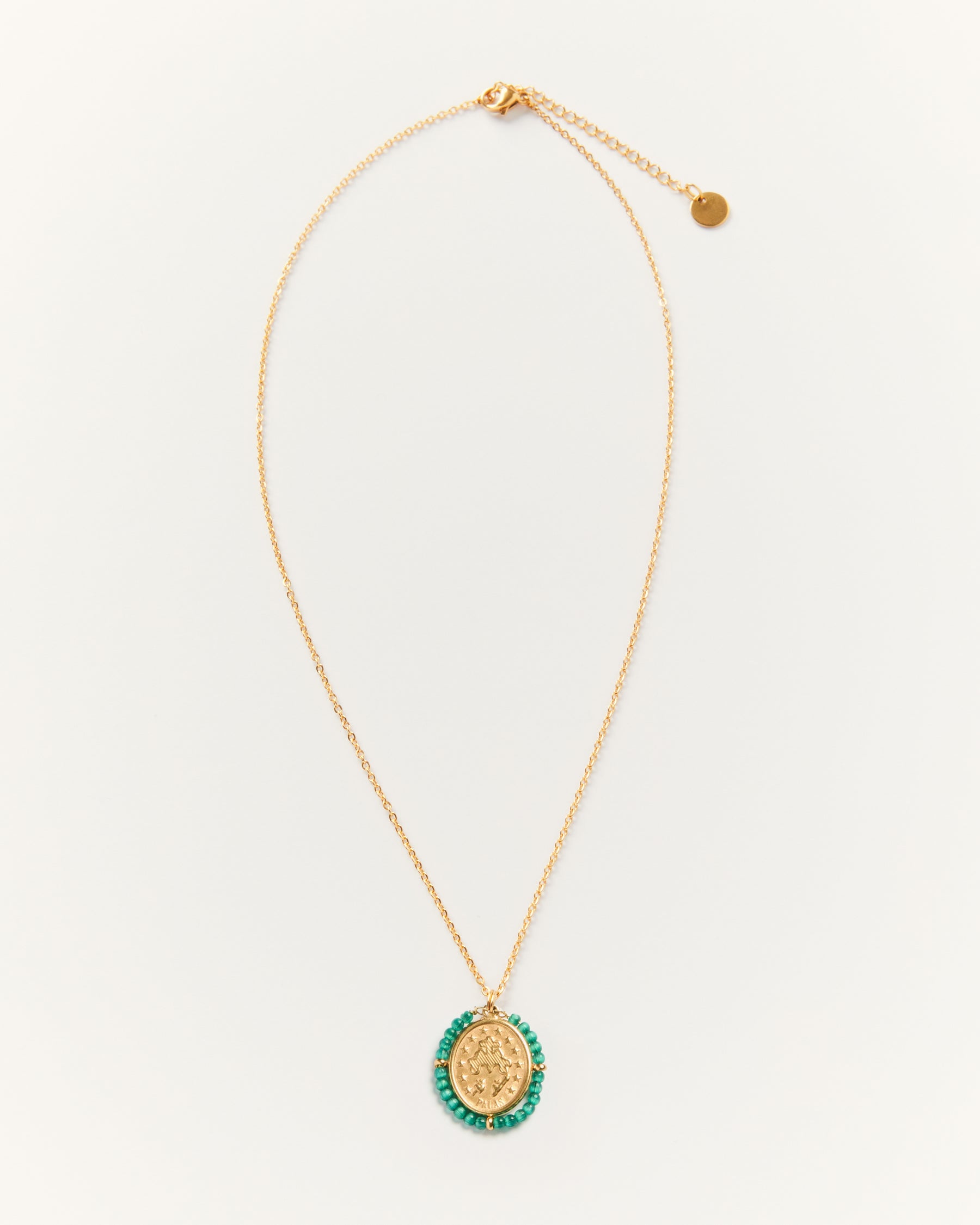 Collier Medaille Santa Maria Precious - Green