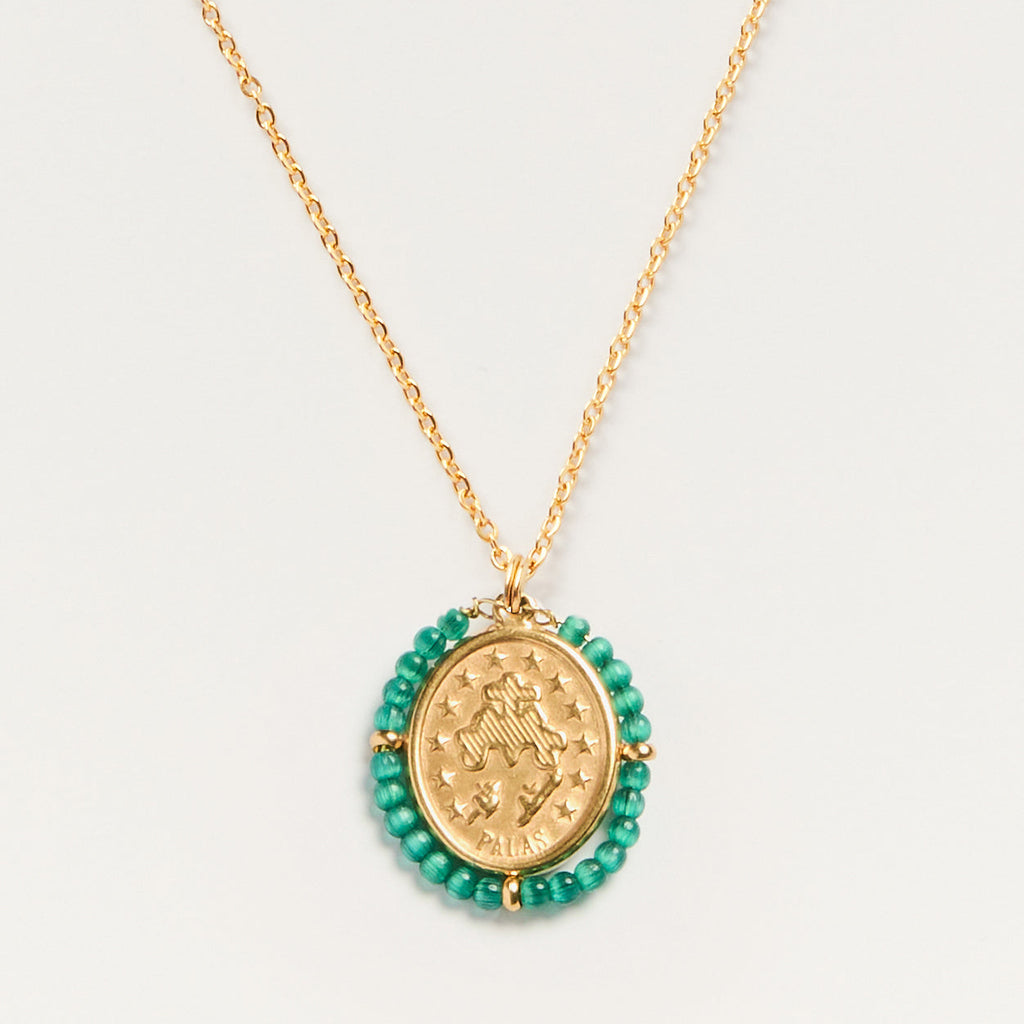 Collier Medaille Santa Maria Precious - Green