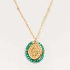 Collier Medaille Santa Maria Precious - Green