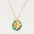 Collier Medaille Santa Maria Precious - Green