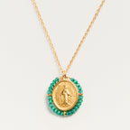 Collier Medaille Santa Maria Precious - Green