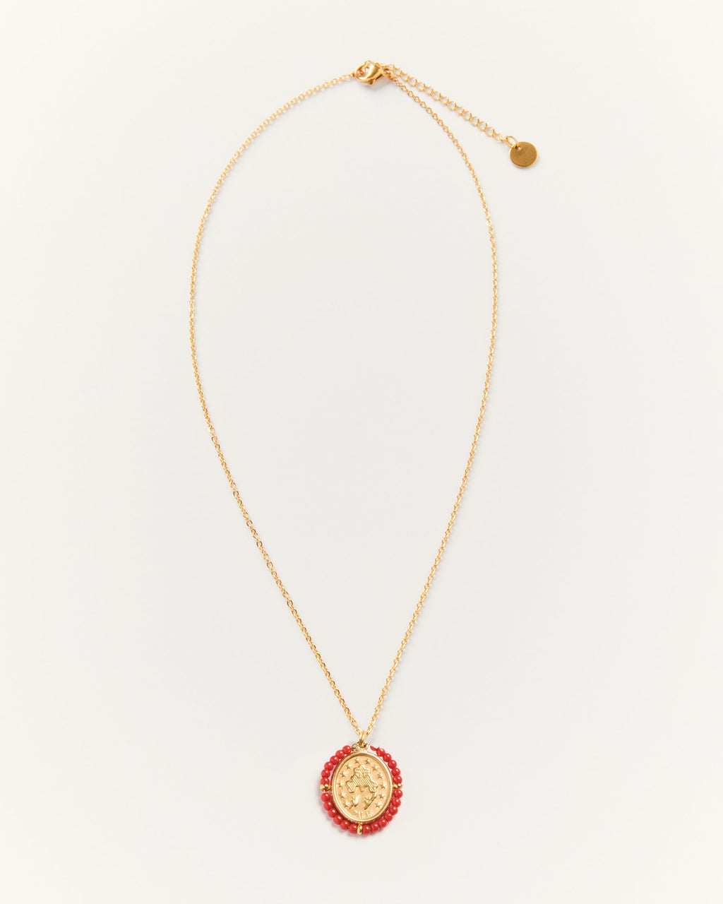 Collier Medaille Santa Maria Precious - Spicy Red