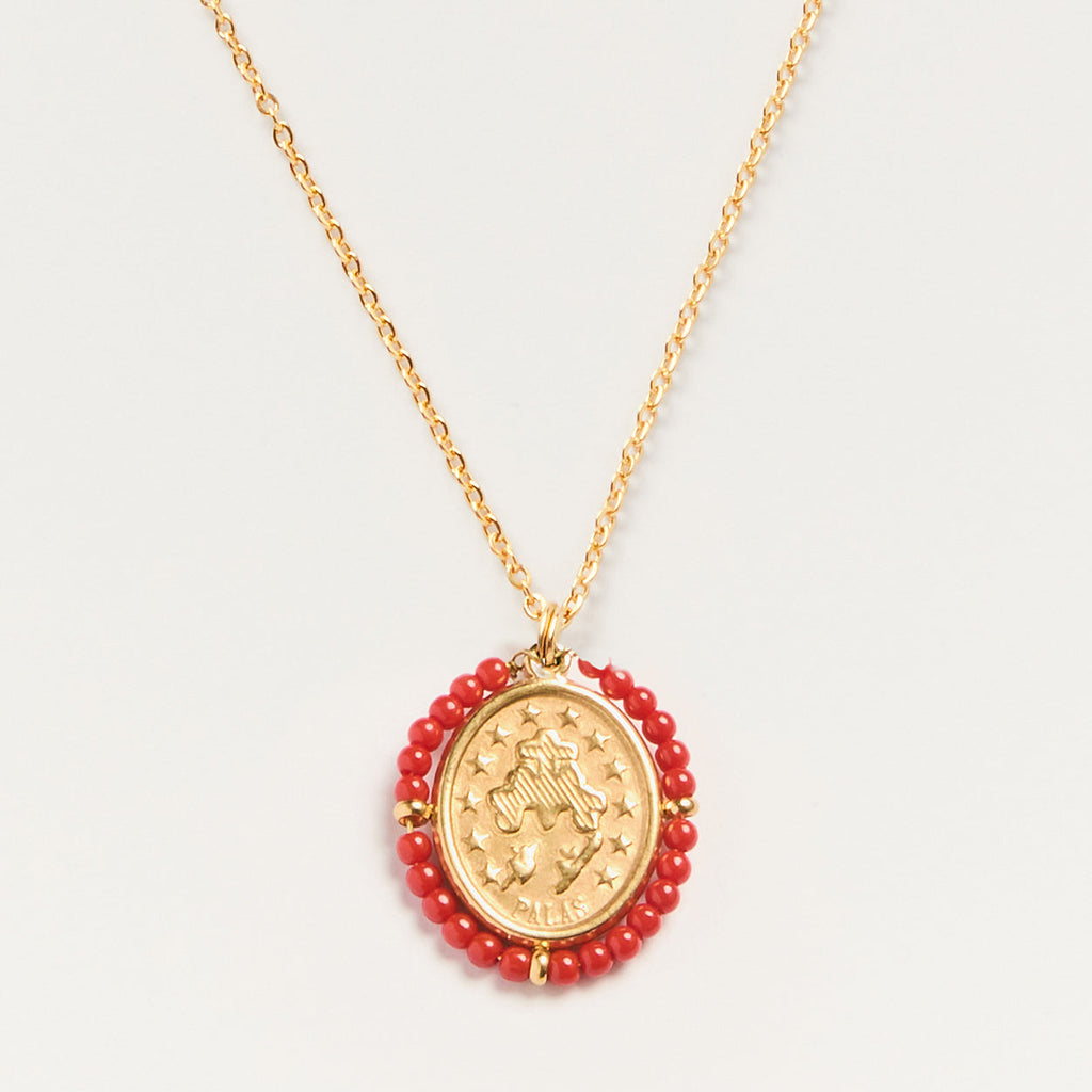 Collier Medaille Santa Maria Precious - Spicy Red