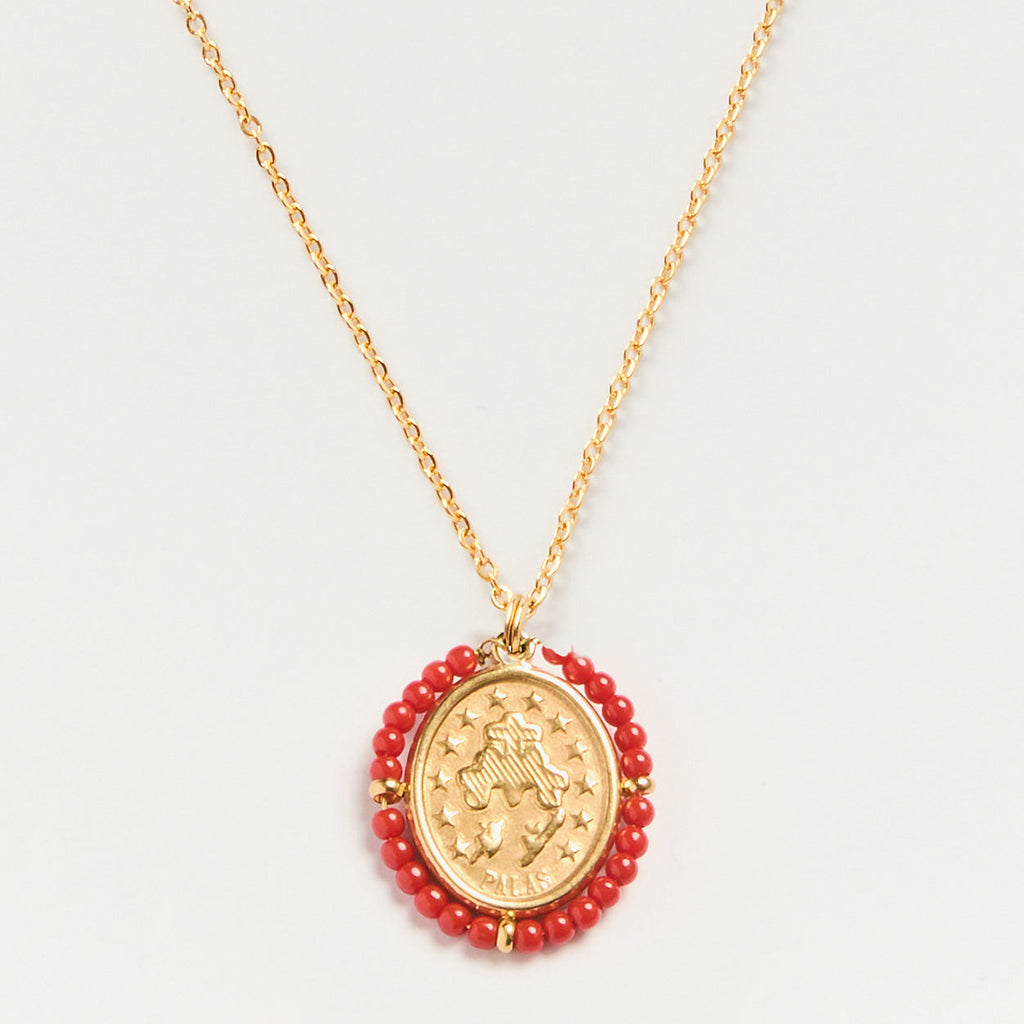Collier Medaille Santa Maria Precious - Spicy Red