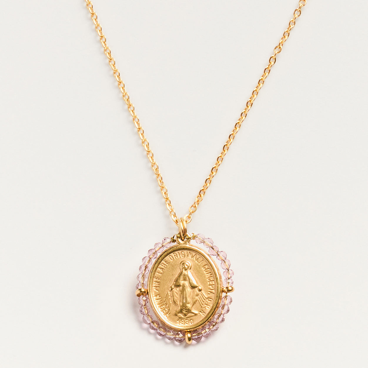Collier Medaille Santa Maria - Parme