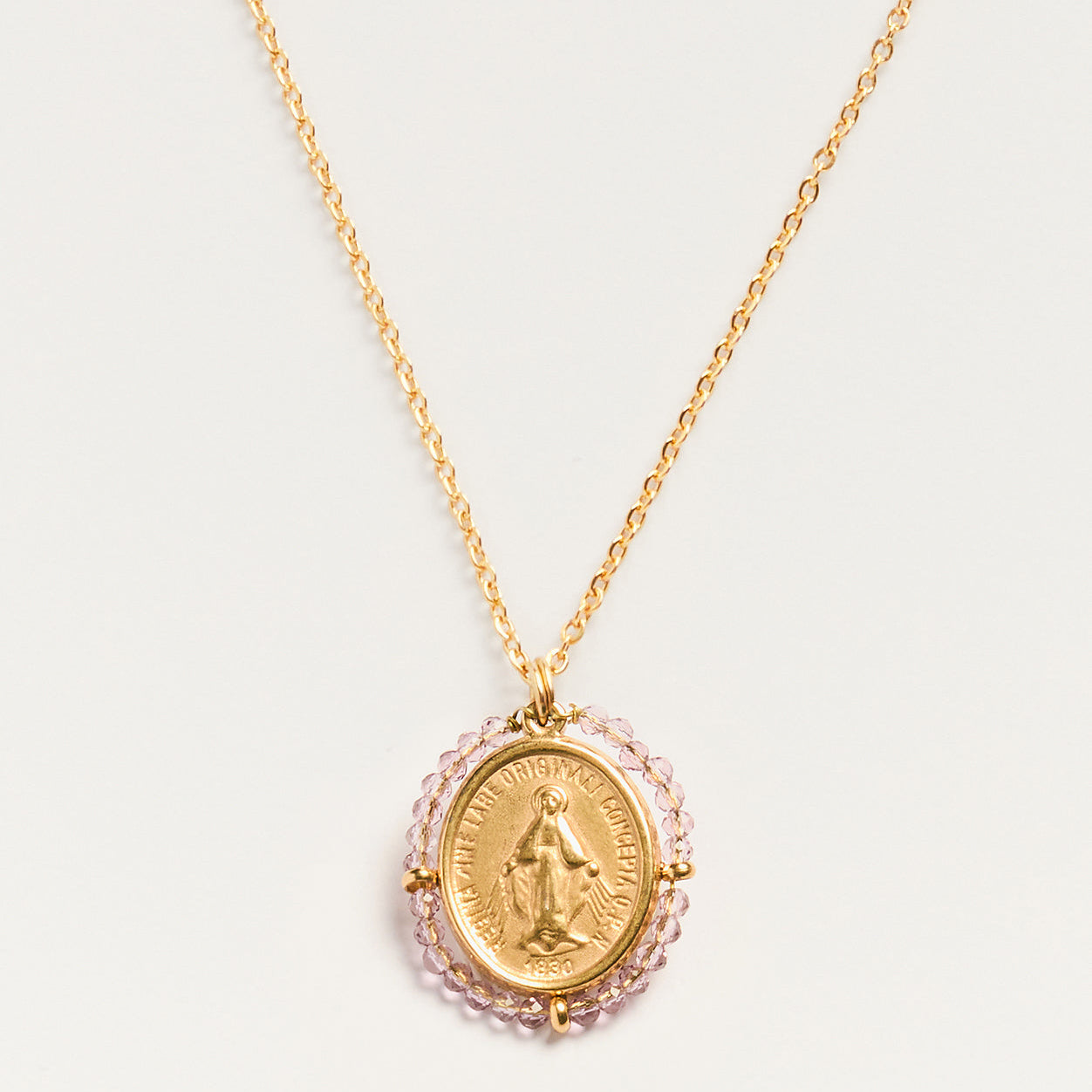 Collier Medaille Santa Maria - Parme