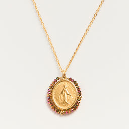 Collier Medaille Santa Maria - Shiny Ocre