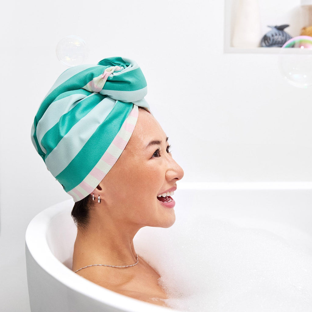 Turban de bain – Pier pastel