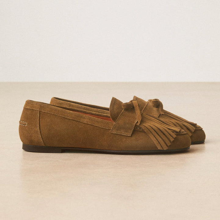 Mocassins N°156 - suède écorce