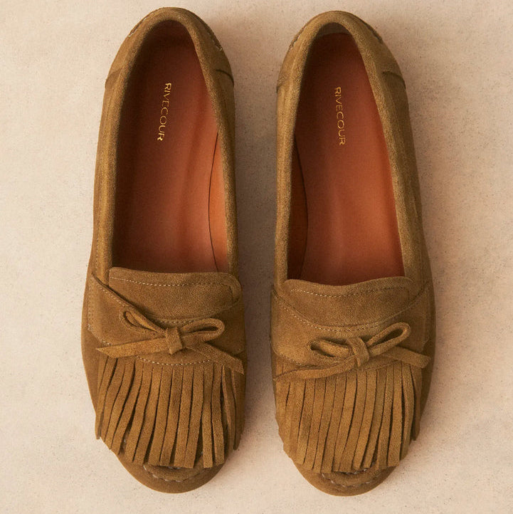 Mocassins N°156 - suède écorce