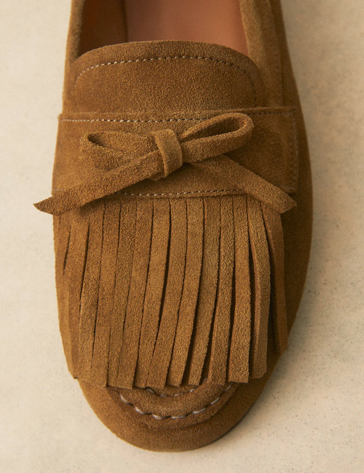 Mocassins N°156 - suède écorce