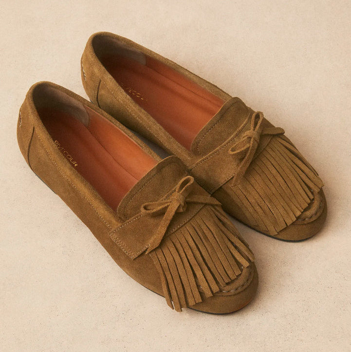 Mocassins N°156 - suède écorce