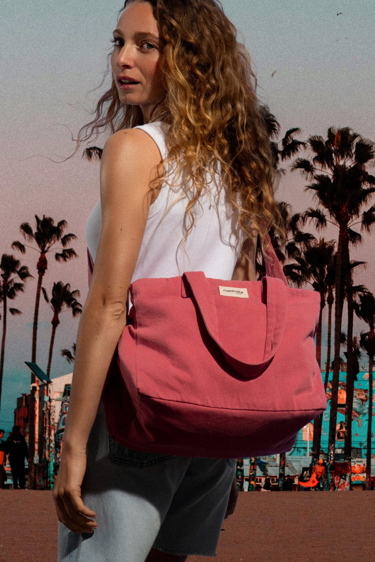 Sac bandoulière Sauval - Melrose Pink