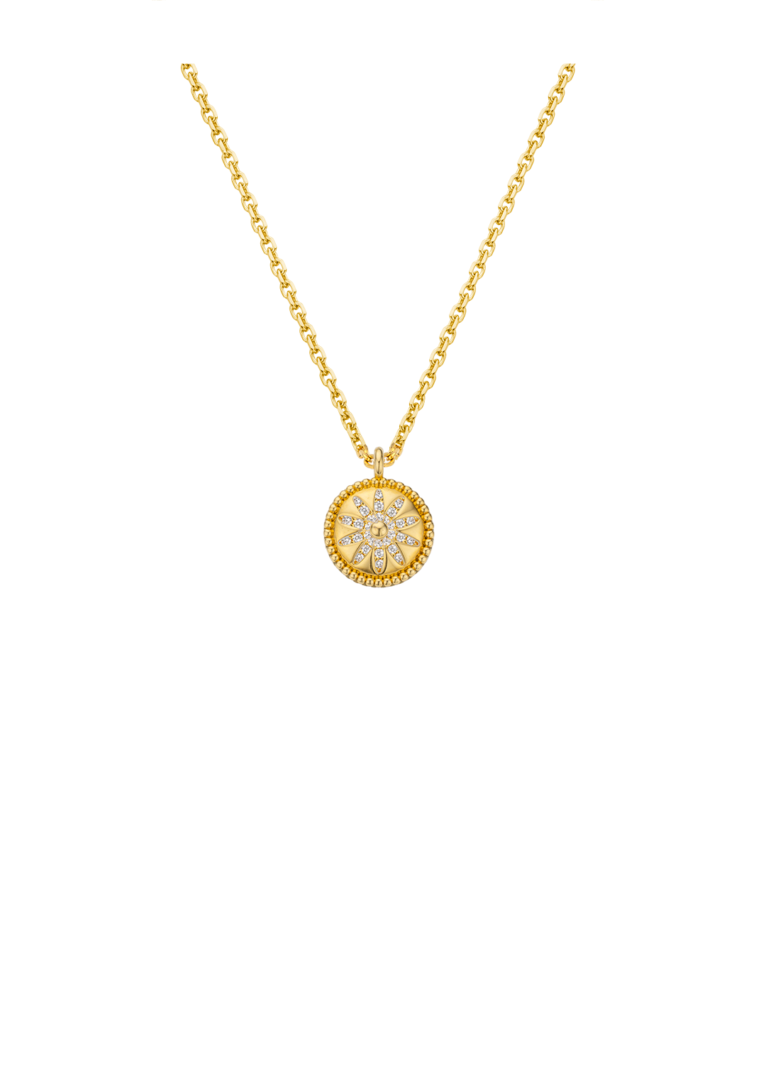 Collier Gold Flower