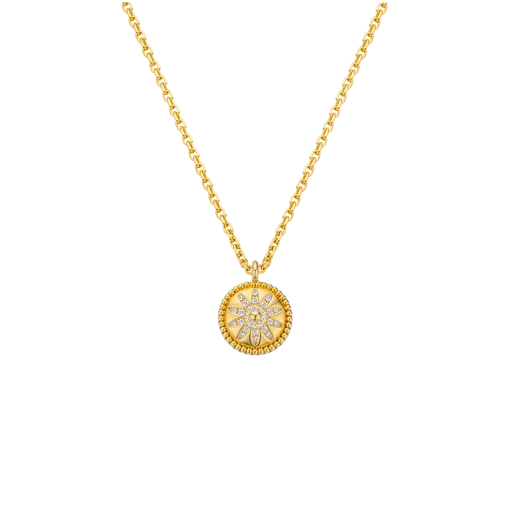 Collier Gold Flower