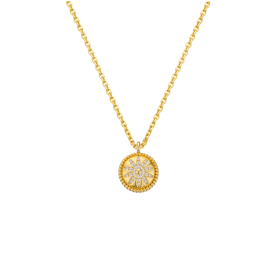 Collier Gold Flower
