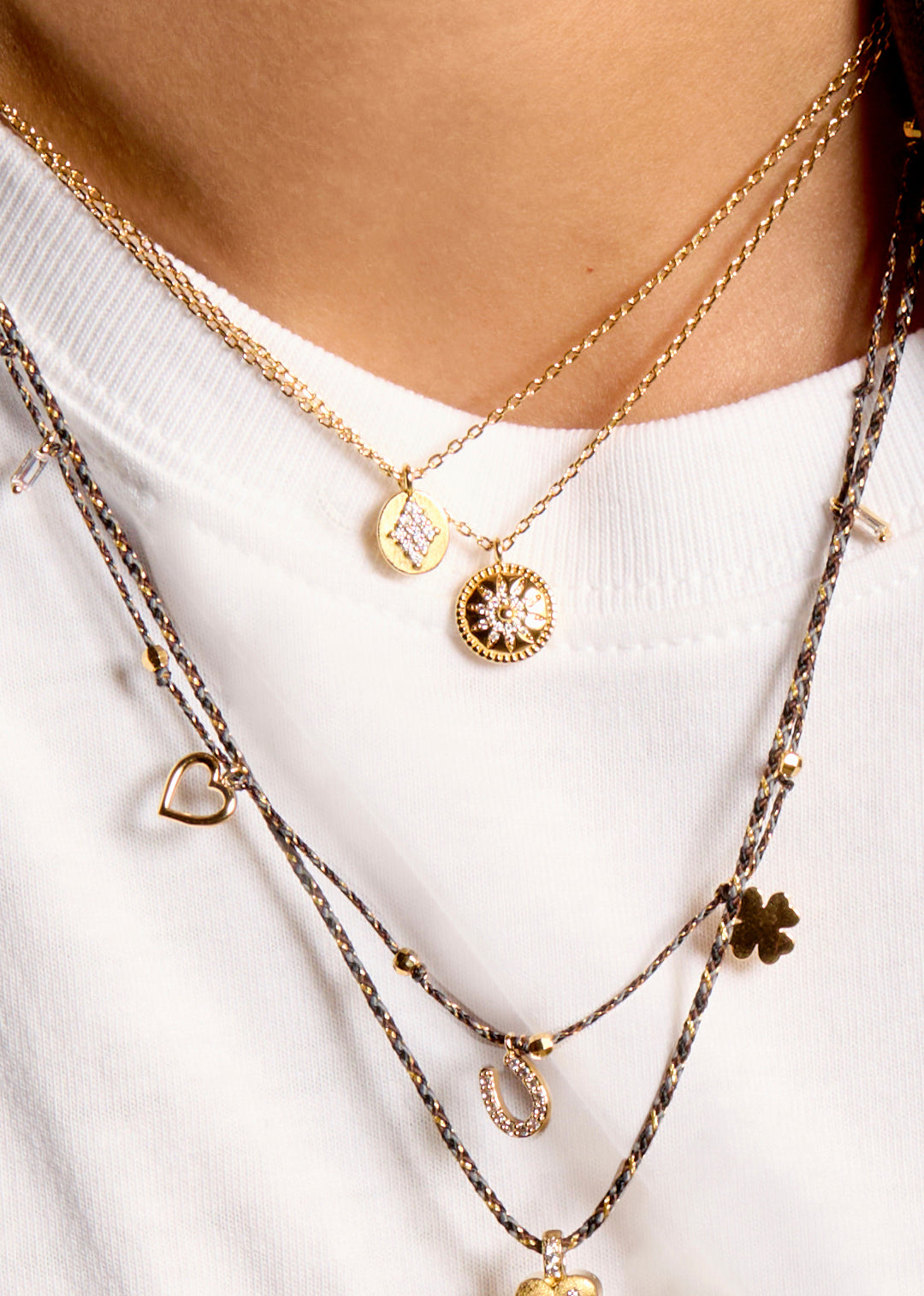 Collier Gold Flower