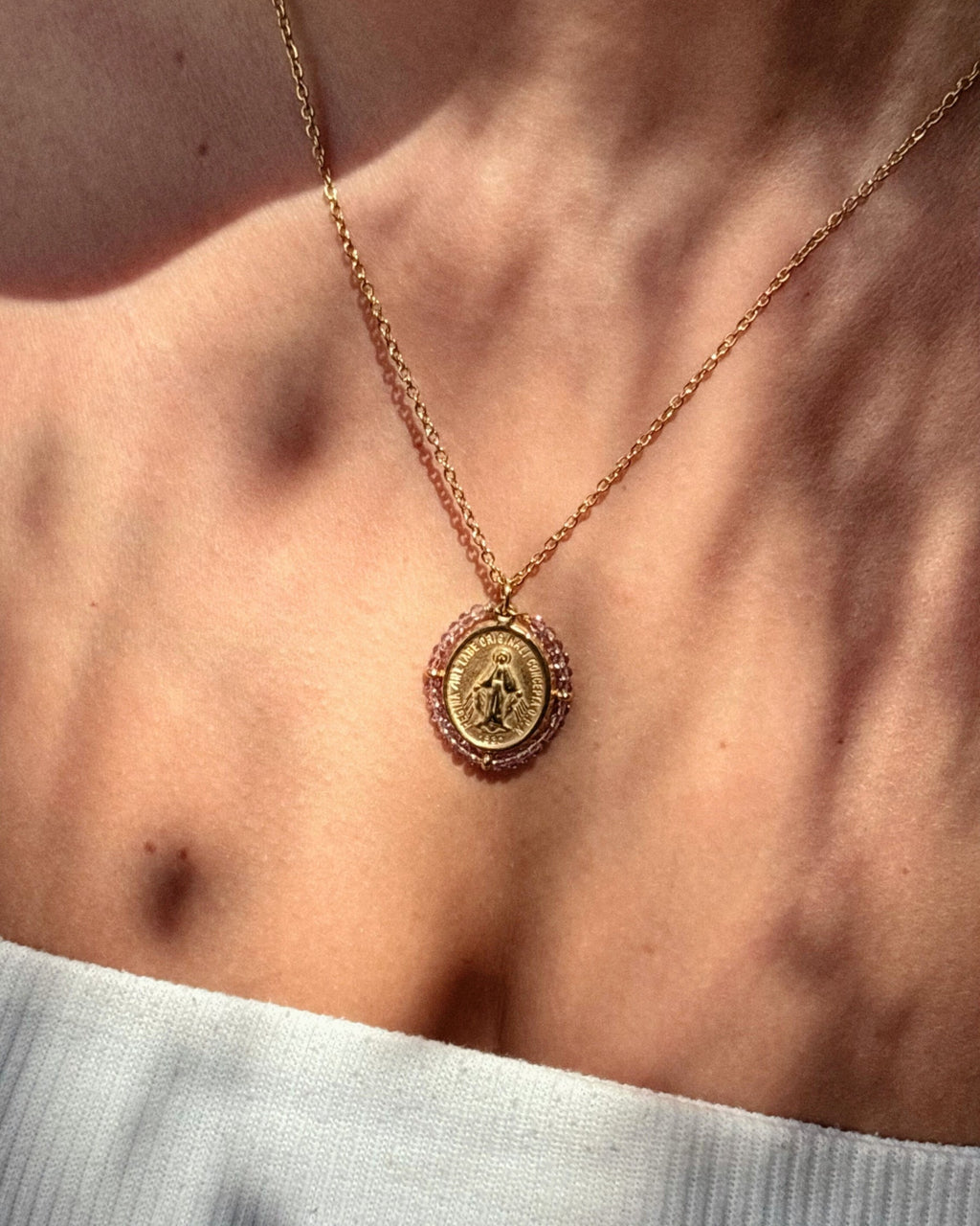 Collier Medaille Santa Maria - Parme