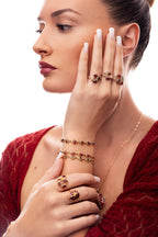 N°828 Augusta - Bague 4 minis serties rondes