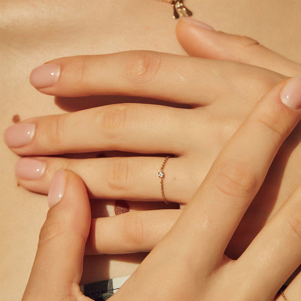 Bague Secret - Emeraude