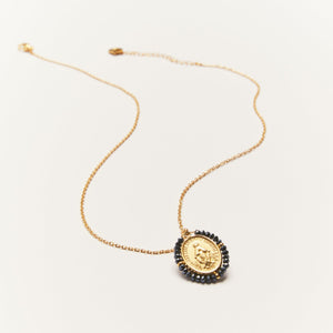 Collier Medaille Santa Maria - Hematite