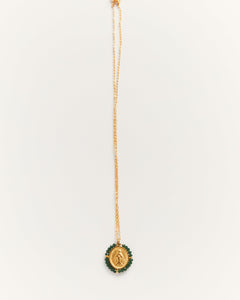 Collier Medaille Santa Maria - Forest Green