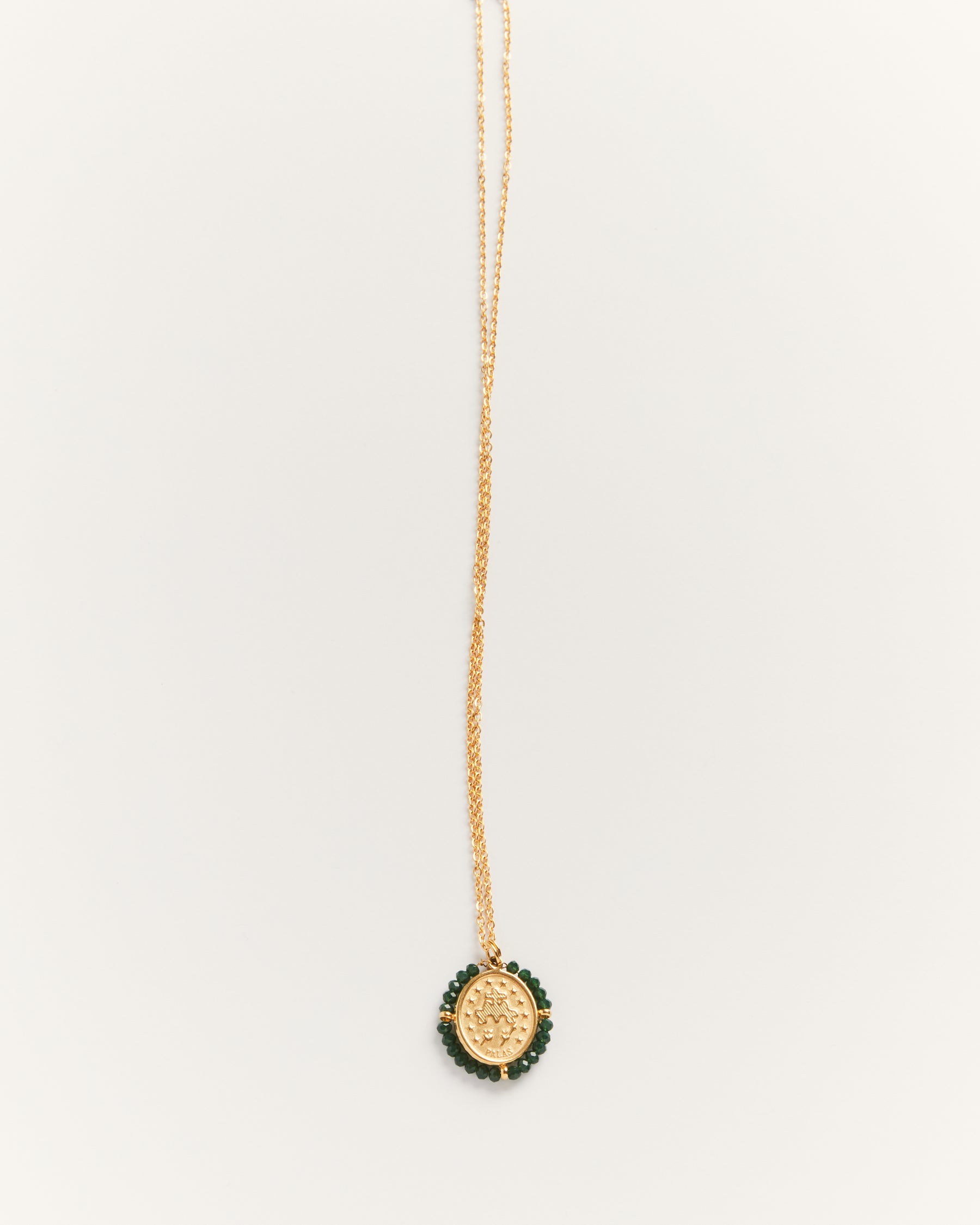 Collier Medaille Santa Maria - Forest Green