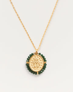 Collier Medaille Santa Maria - Forest Green