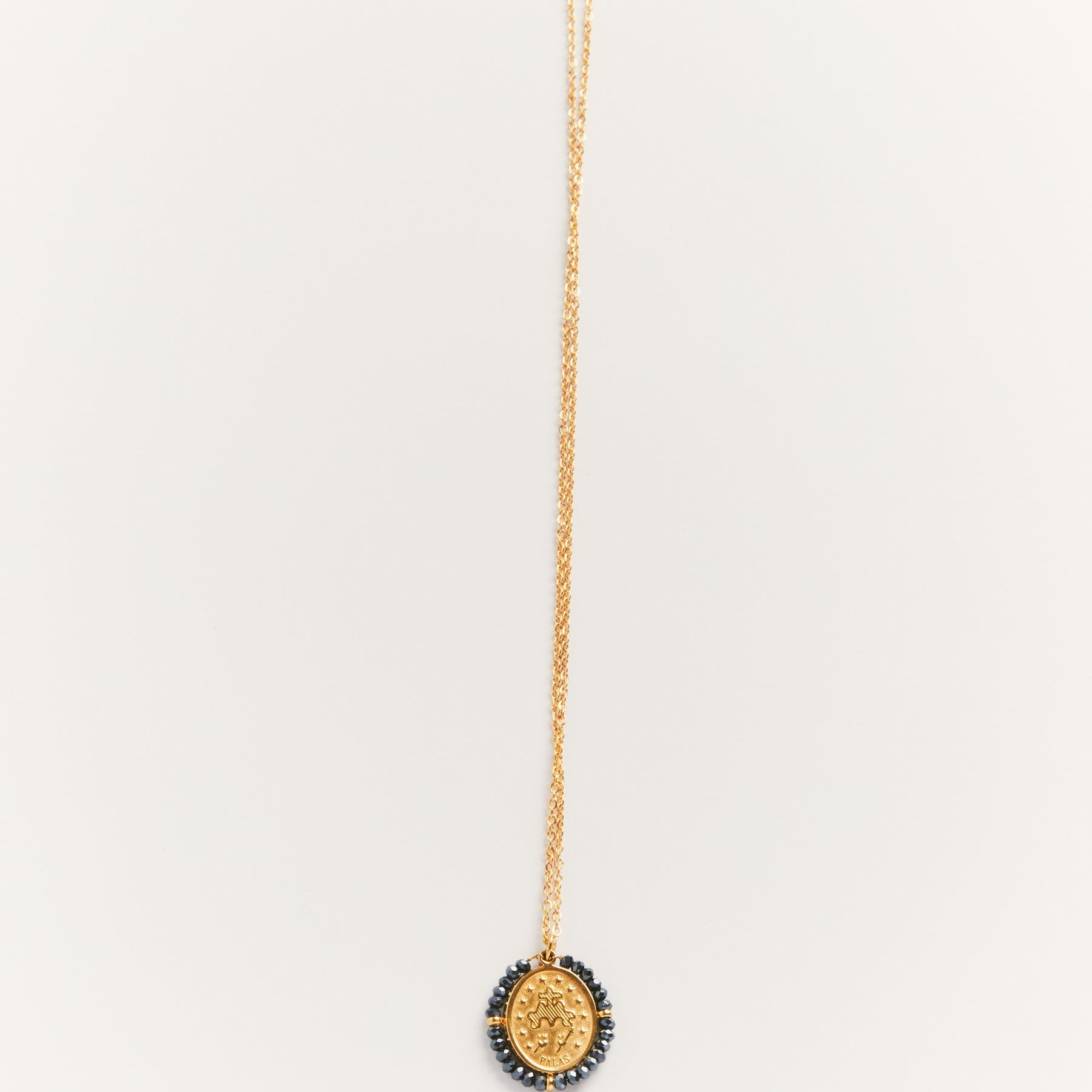Collier Medaille Santa Maria - Hematite