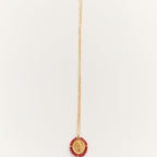 Collier Médaille Santa Maria - Red