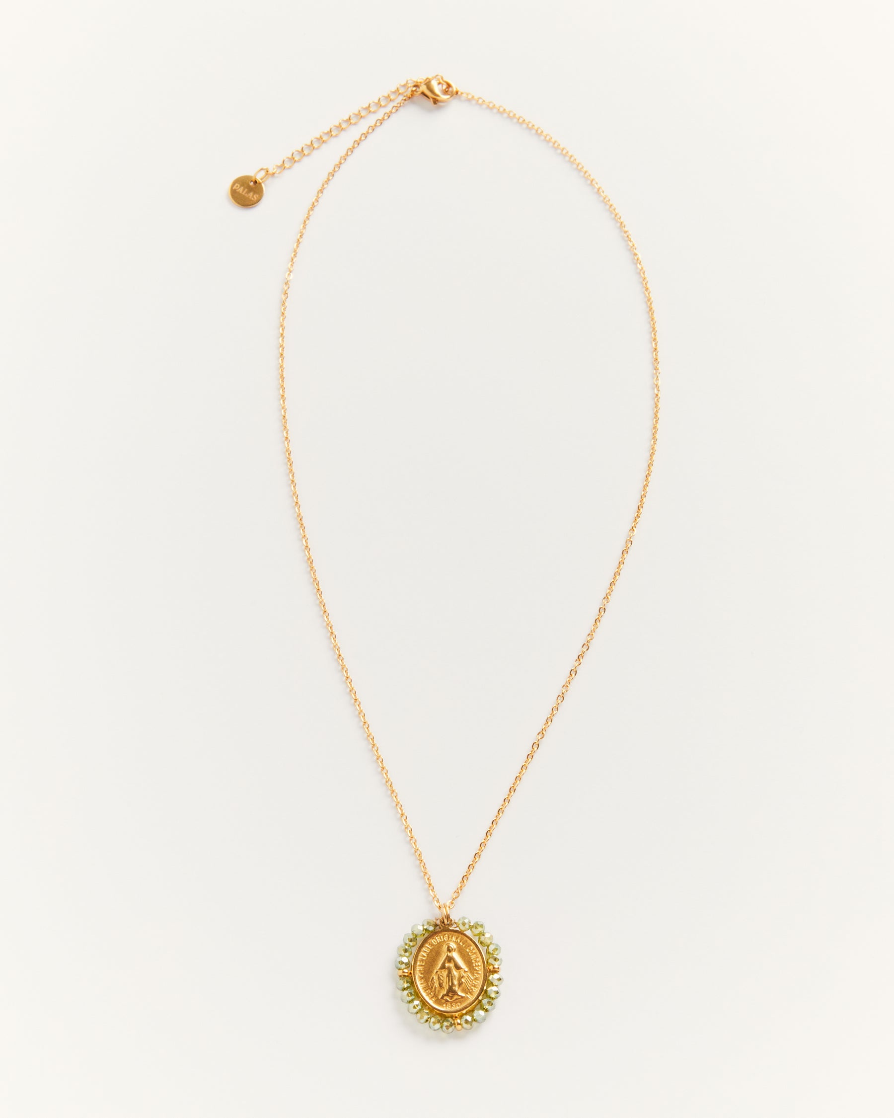 Collier Médaille Santa Maria - Shiny Green