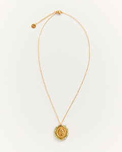 Collier Médaille Santa Maria - Shiny Green