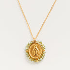 Collier Médaille Santa Maria - Shiny Green