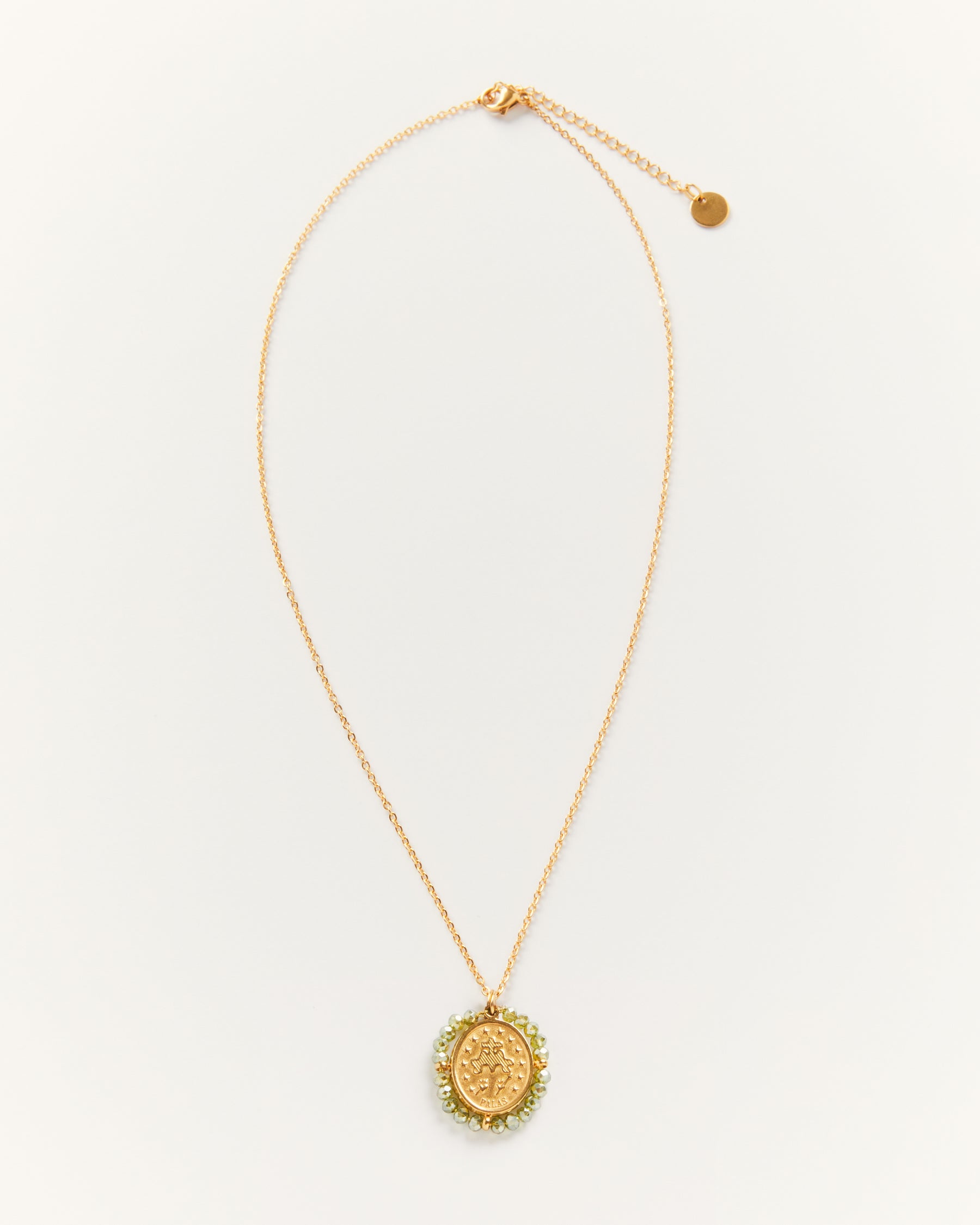 Collier Médaille Santa Maria - Shiny Green