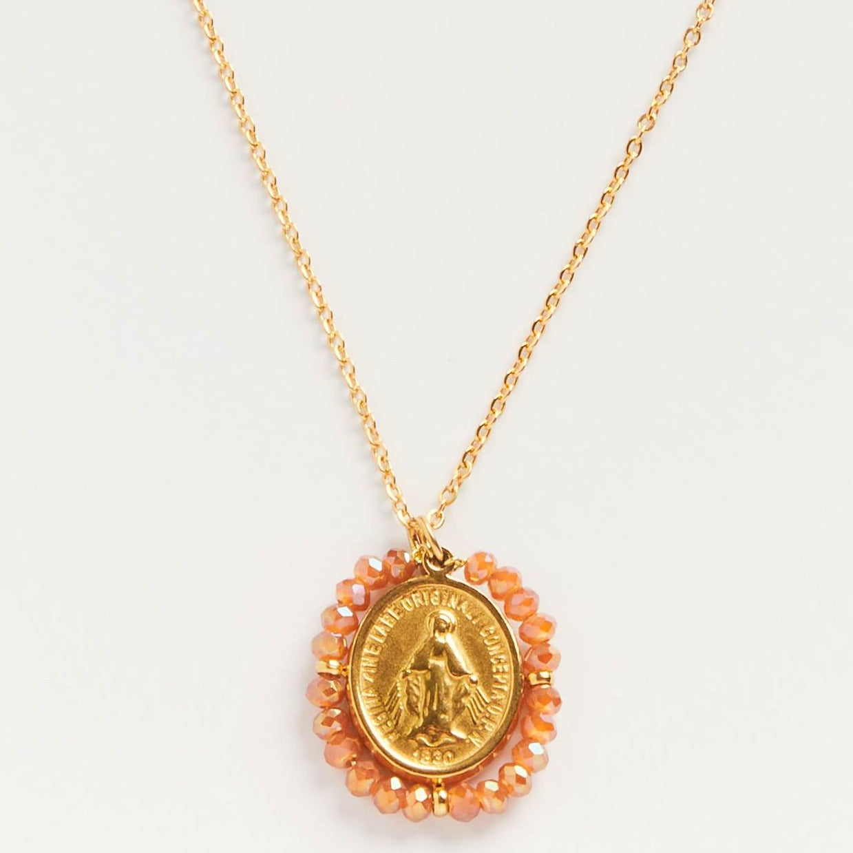 Médaille Santa Maria  - Shiny Peach