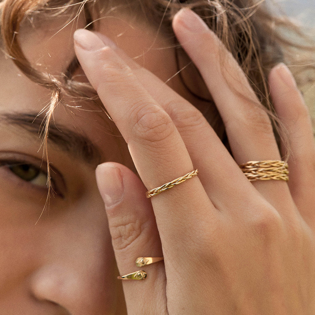 Bague simple Rose