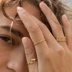 Bague simple Rose