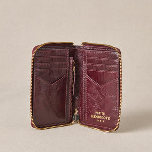 Portefeuille Edouard - Aubergine