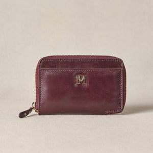 Portefeuille Edouard - Aubergine