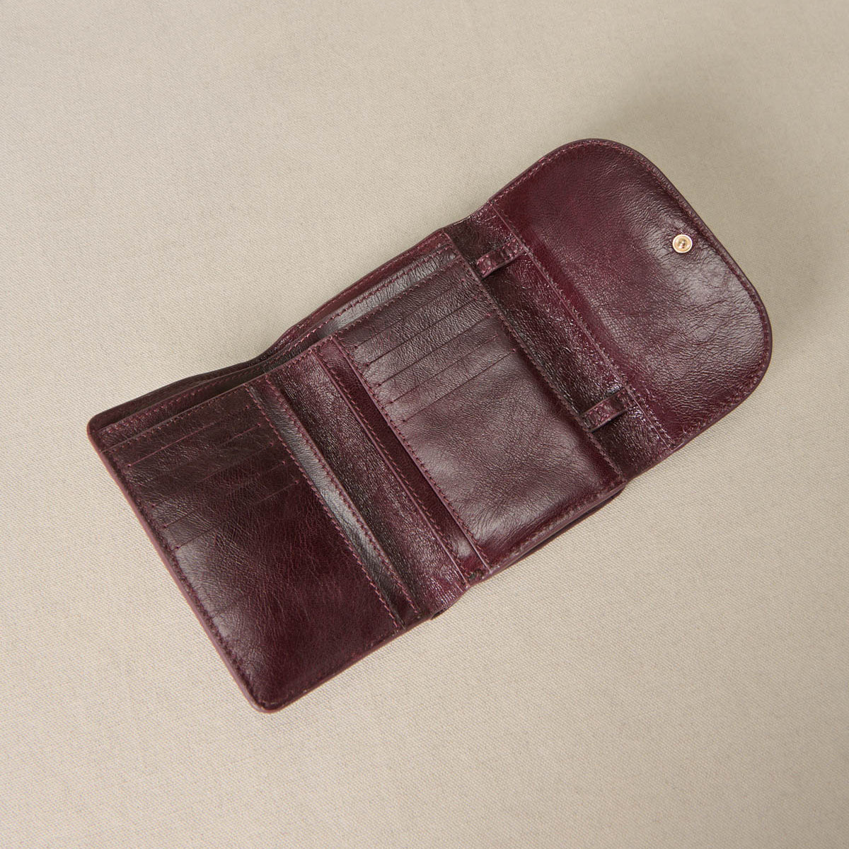 Porte cartes Elodie - Aubergine