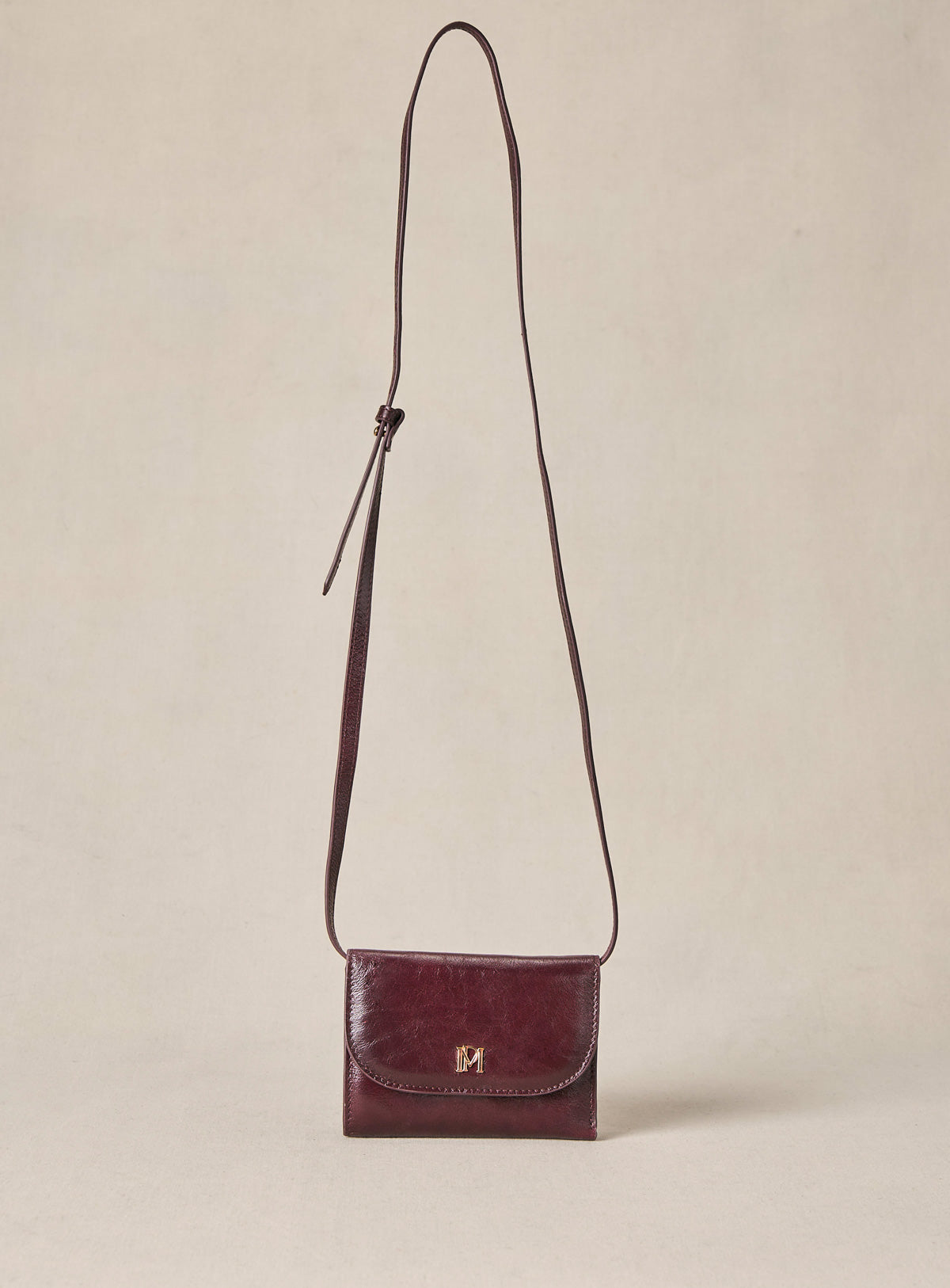 Porte cartes Elodie - Aubergine