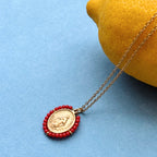 Collier Medaille Santa Maria Precious - Spicy Red