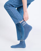 Chaussette L'amour est déclaré - Bleu Lac - Femme
