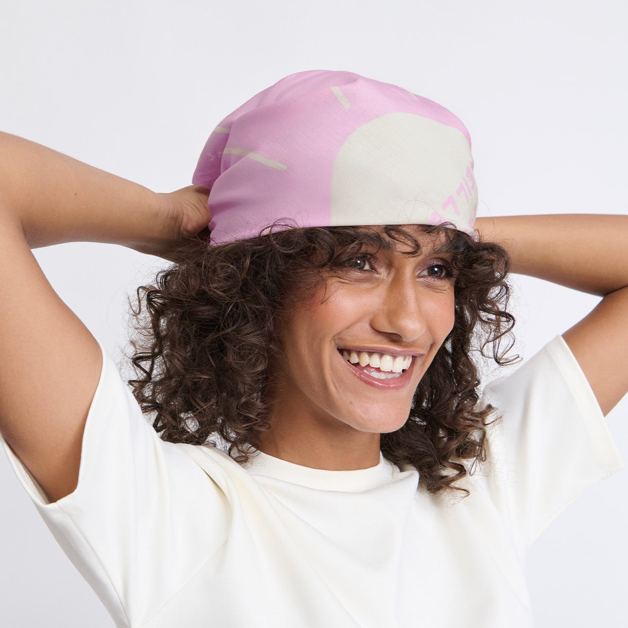 Bandana "Tu es la meilleure " - Rose