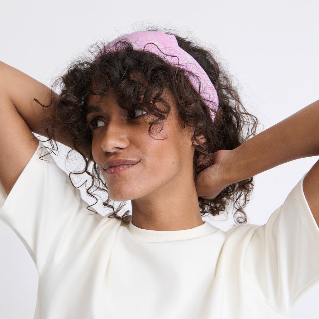 Bandana "Tu es la meilleure " - Rose